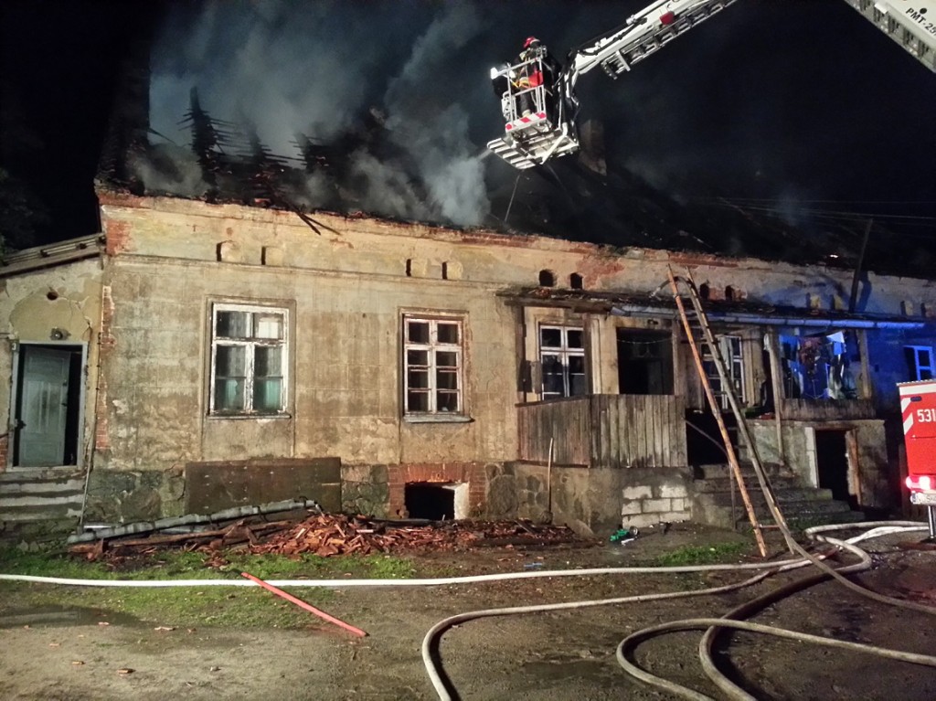 Pożar w Durach k. Morąga, 24 września 2014. Trzy ofiary śmiertelne nieczyszczonego komina.